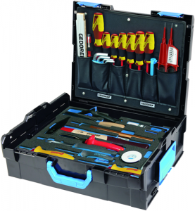 1100-02 Asortiman alata za električara u koferu u GEDORE L-BOXX® 136, 36 del