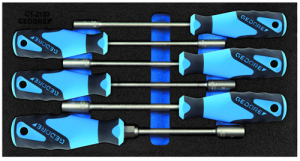 1500 CT1-2133 Set nasadnih ključeva-odvijača u 1/3 CT-modulu, 5.5-10mm,  6 del