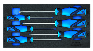 1500 CT1-2163 TXB Set TORX odvijaca sa rupicom u 1/3 CT-modulu, T10-T40, 6 del