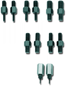 1.81/20 Set adaptera za čisćenje navoja 1 i 2 rupe, 2 komada svaki, 14 del