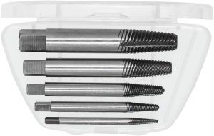 8551 S-005  Set kontra-odvijača za vadjenje zalomljenih vijaka 5 del