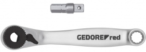 R40150027 Račna za bit nastavke 1/4" reverzibilna, sa adapterom
