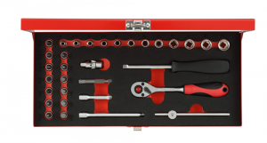 R49004033 Set nasadnih ključeva 1/4" 32del