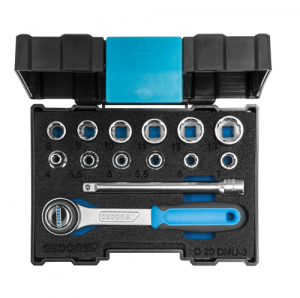 D 20 DMU-3 Set nasadnih kljuceva 1/4" 4-13 mm 13 del