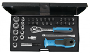 D 20 KMU-20 Set nasadnih kljuceva 1/4" 37 del
