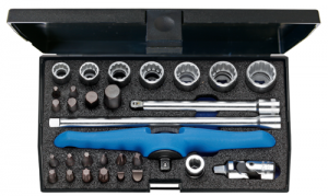 D 20 MOT  Set nasadnih kljuceva 1/4"  30-del.